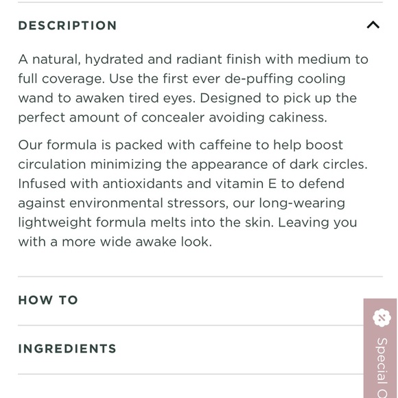 DOMINIQUE Cosmetics WIDE AWAKE FULL COVER CONCEALER  NATURAL FINISH NWT - Picture 7 of 10